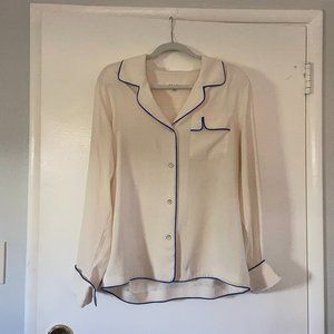 Silk Rag & Bone PJ Style Blouse